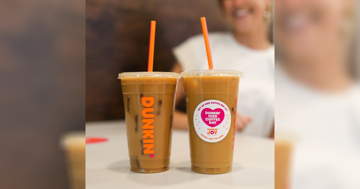 Dunkin' Offers Buy 1 Get 1 Iced Coffee on Sept. 25!