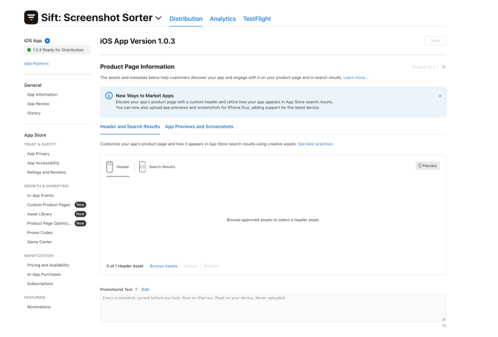 Leaked App Store Connect Dashboard